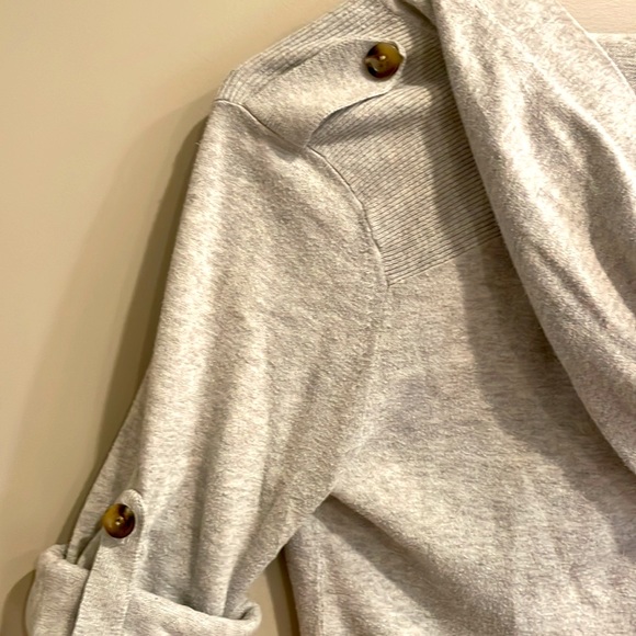 American Eagle small 3/4 sleeve hooded cardigan - Picture 5 of 5
